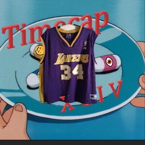 Champion Lakers jersey 34 Shaquille O'Neal, no flaws NWOT
